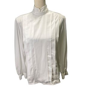 Courtney Rhodes Blouse Sz 8 White
